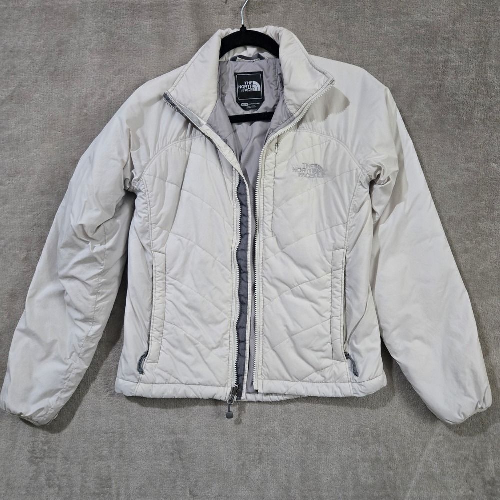 The North Face Primaloft Quilted Puffer Jacket Womens XS Neutral Ski Packable